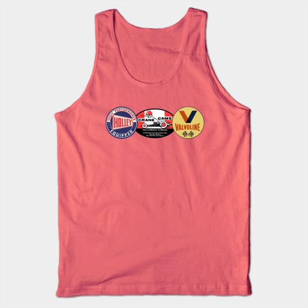 Vintage Race Decal Tank Top by Midcenturydave